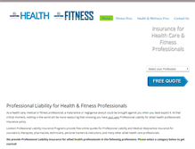 Tablet Screenshot of professionalliabilityinsurance.info